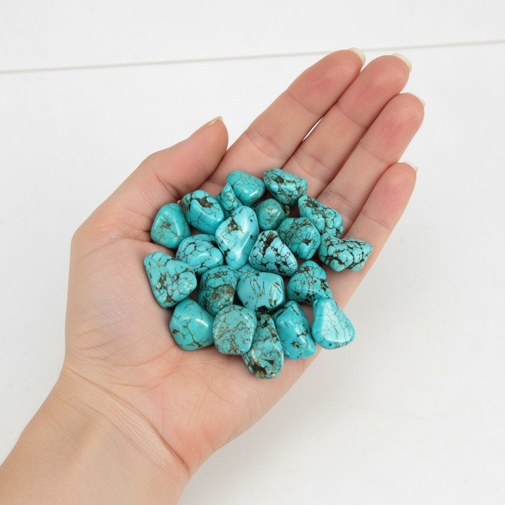 Turquoise Crystal Tumble ~ Spiritual Protection & Connection