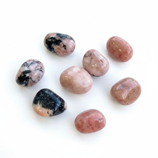 Pink Zebra Jasper Crystal Tumble