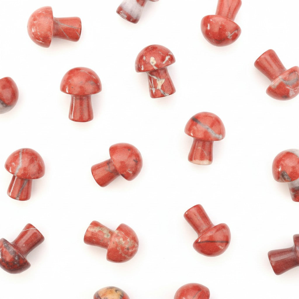 Red Jasper Mini Crystal Mushrooms