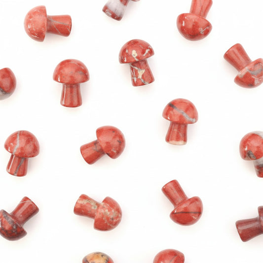 Red Jasper Mini Crystal Mushrooms