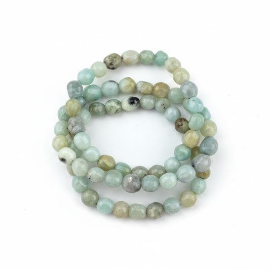 Amazonite Tumble Bead Bracelet