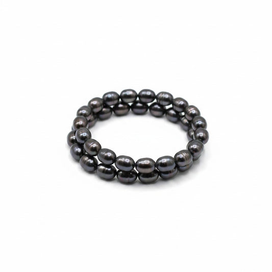Black Onyx Tumble Bead Bracelets