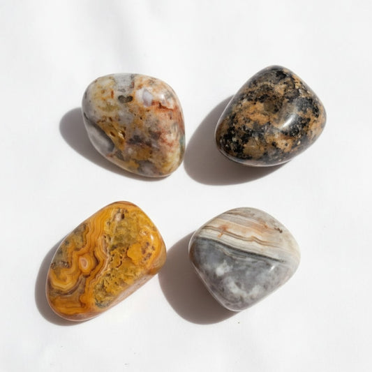 Crazy Lace Agate Tumblestones