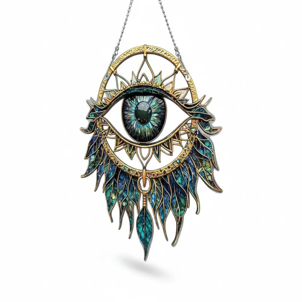 Evil Eye Wall Hanging on Chain wall hanging