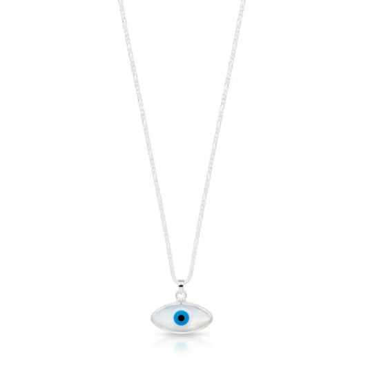 Eye of Horus Necklace in Silver Pendant