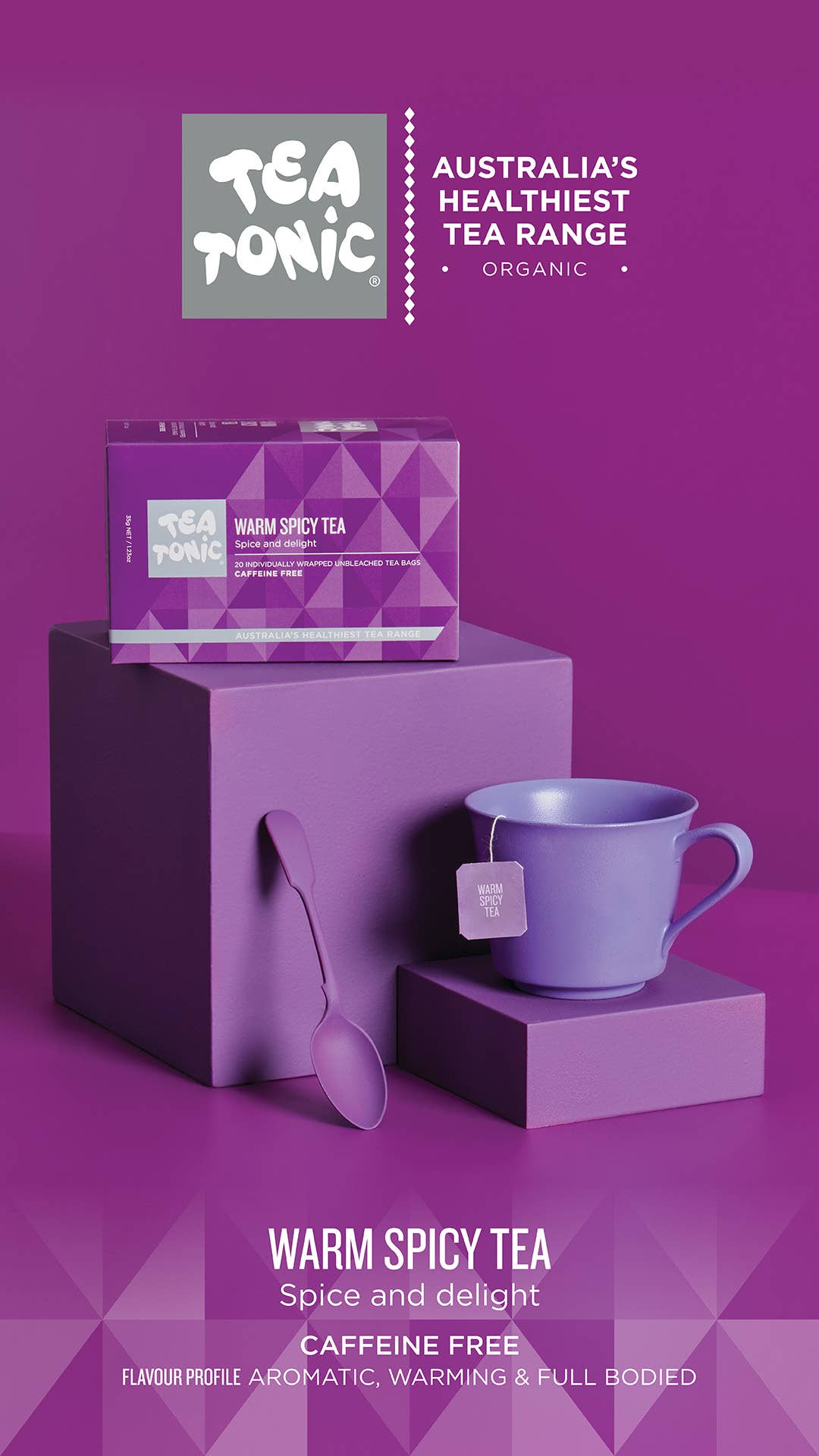 Warm Spicy Tea 20 Tea Bags - Box