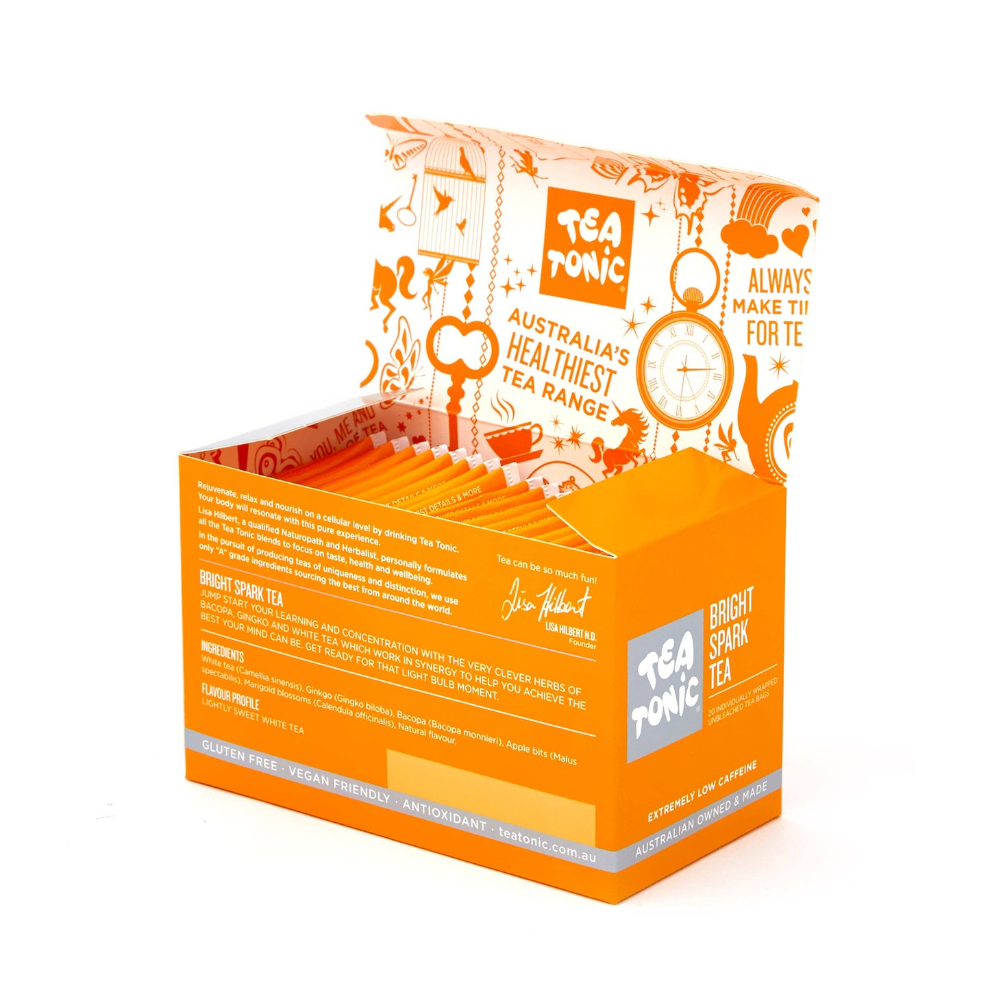 Bright Spark Tea 20 Tea Bags - Box