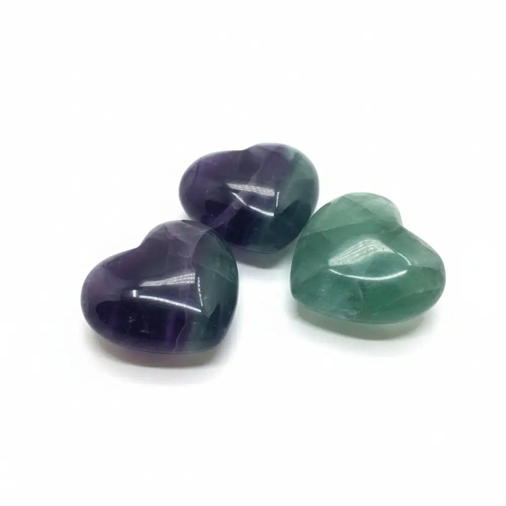 Fluorite Crystal Hearts Crystal Heart