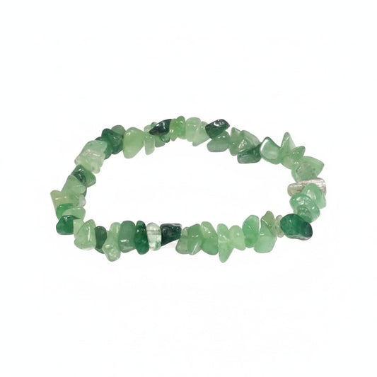 Green Aventurine Crystal Chip Bracelet