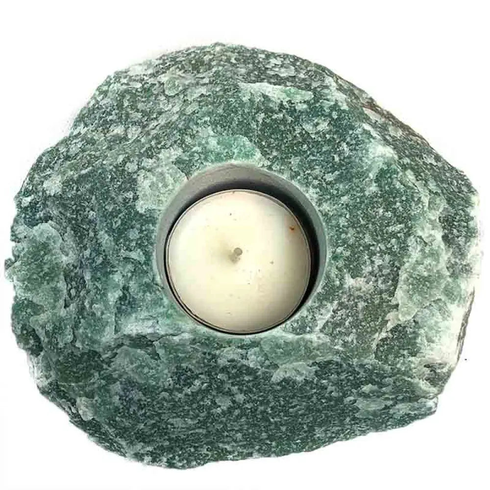 Green Quartz Tealight Candle Holders tealight Holder