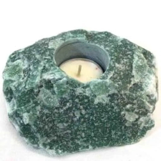 Green Quartz Tealight Candle Holders tealight Holder