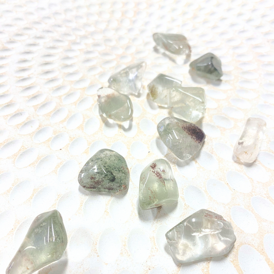 Prasiolite Tumbled Crystals ~ Supports Healing & Courage to Follow Your Dreams