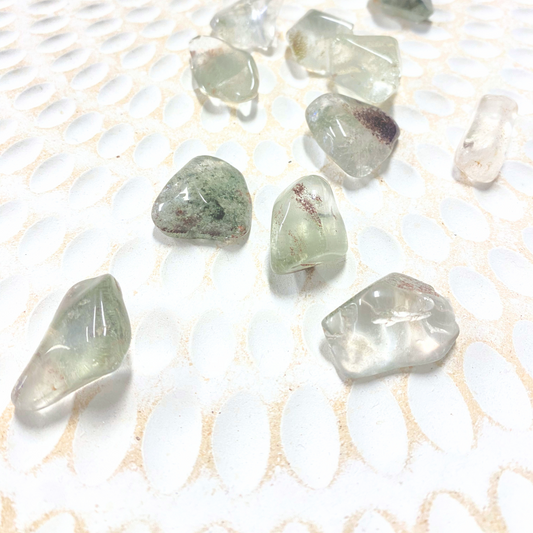 Prasiolite Tumbled Crystals ~ Supports Healing & Courage to Follow Your Dreams
