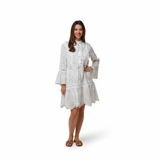 Hampton White Boho Dress Dresses