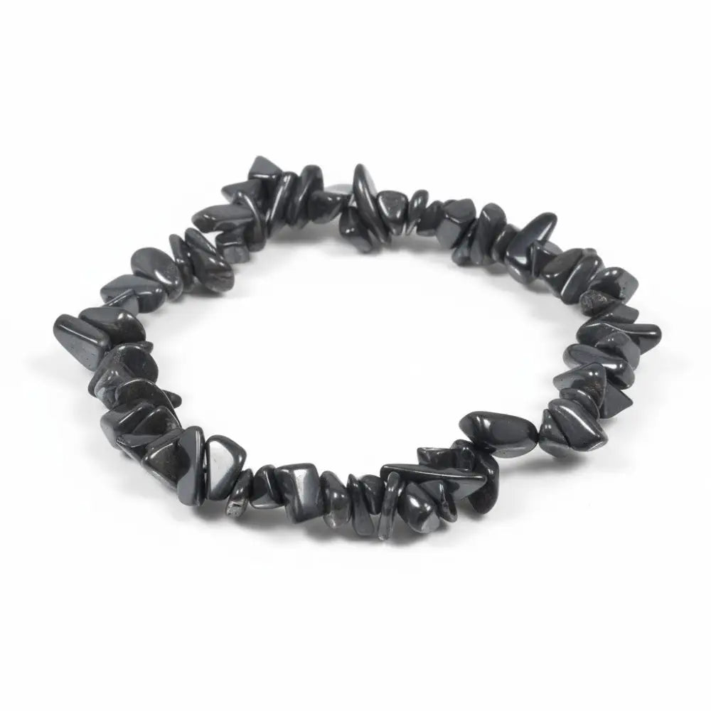 Hematite Crystal Chip Bracelet Bracelets
