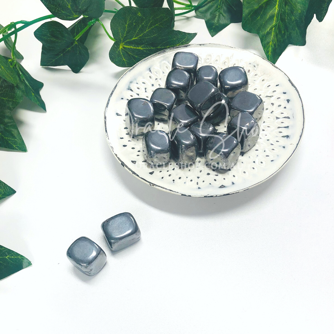 Hematite Crystal Tumble ~ Grounding & Focus Study