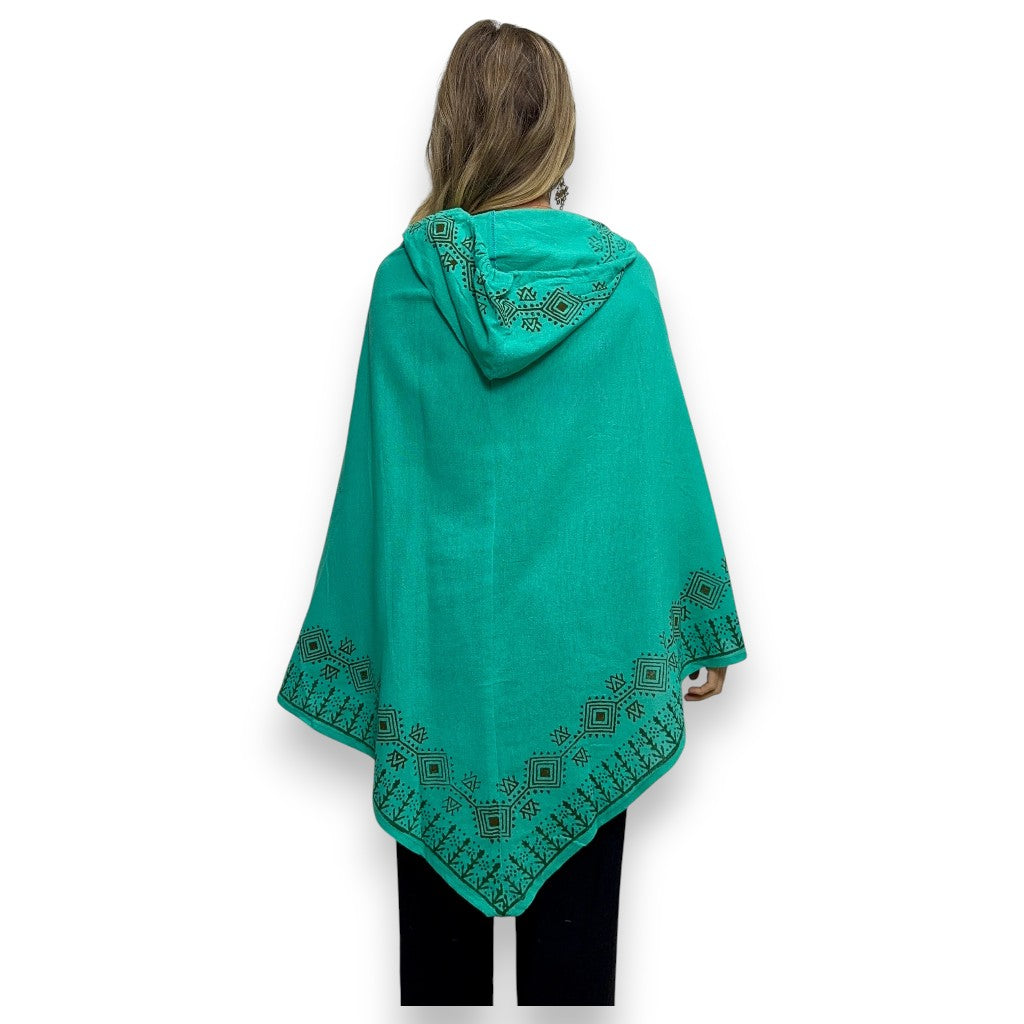Aura Soul Hemp Triangle Poncho