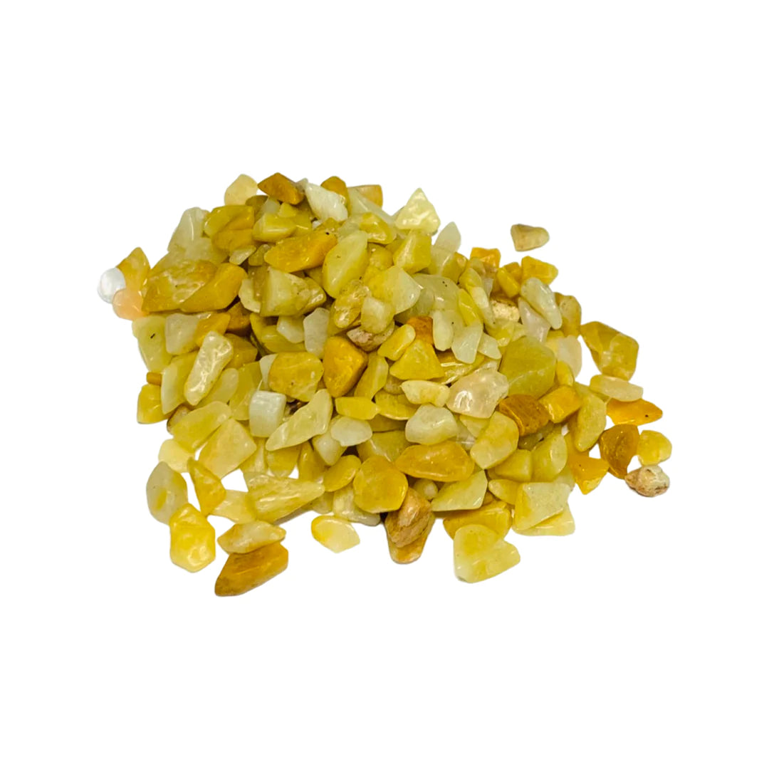 Yellow Aventurine Crystal Chips Bag ~ Protection/Energy