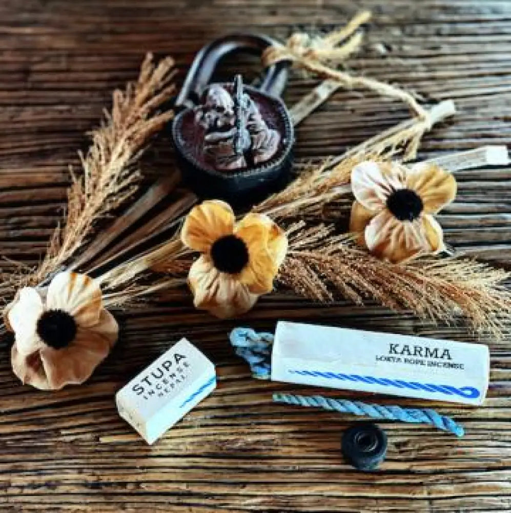 Karma Rope Incense- Lokta Paper Tube incense