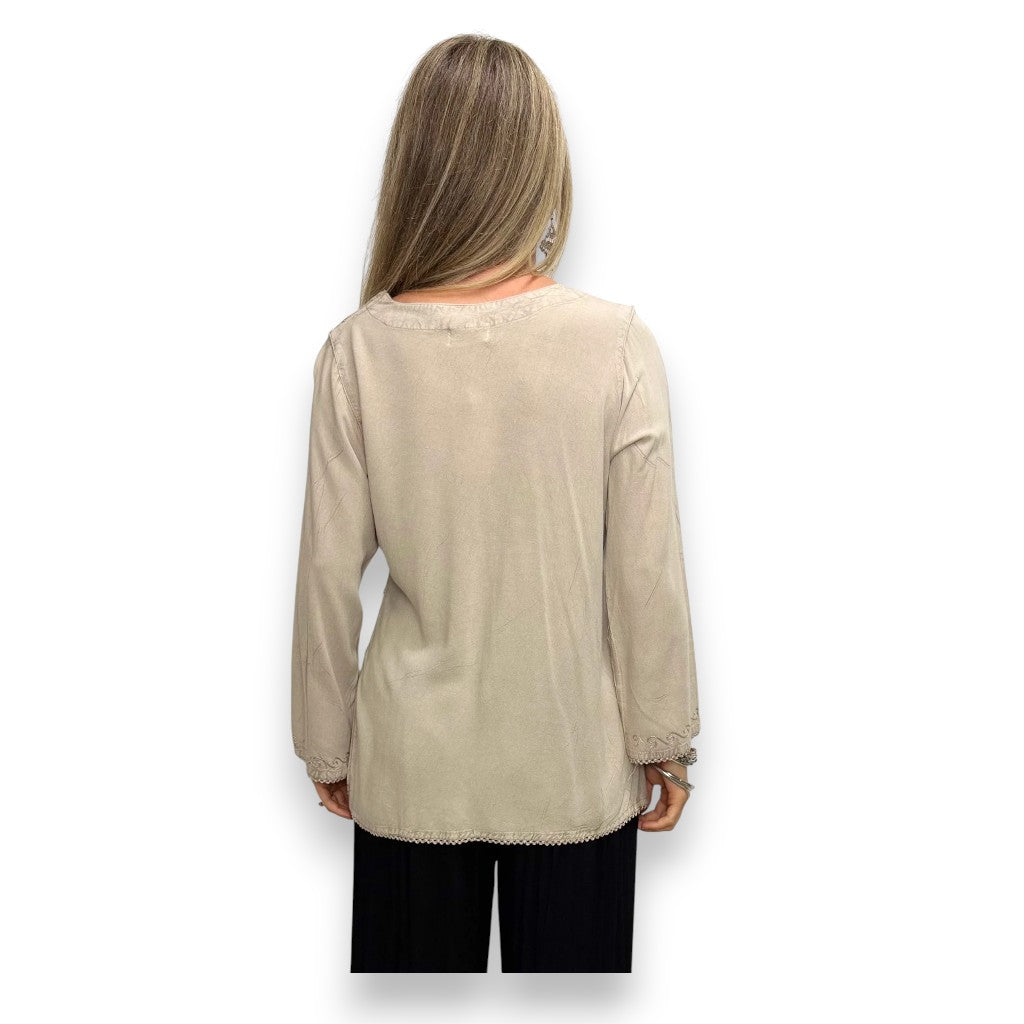 Wild Soul Embroidered Blouse