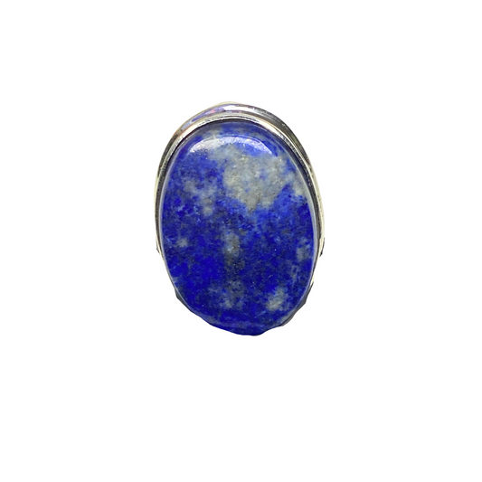 Lapis Lazuli Oval Silver Ring