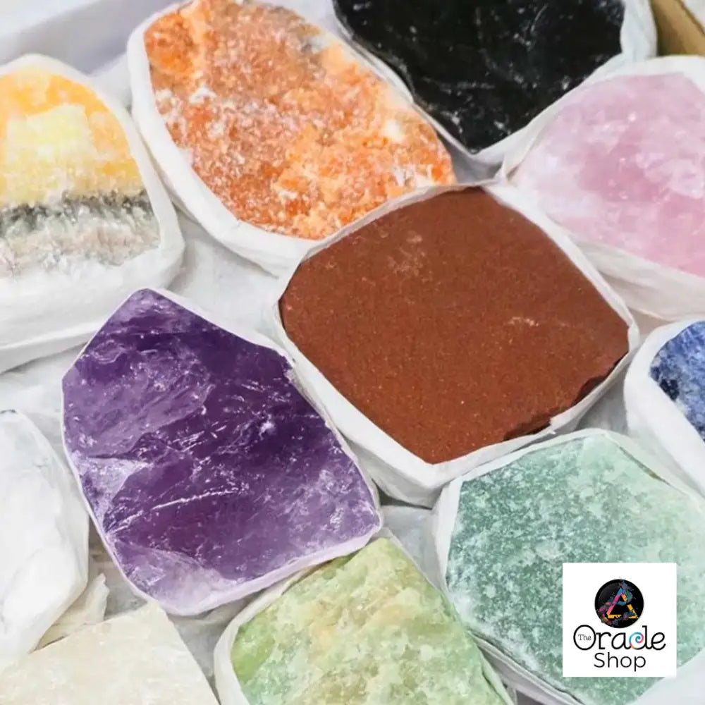 LARGE Crystal Roughs ~ GIFT BOX ~ Brazilian Mixed Crystals Crystal Rough