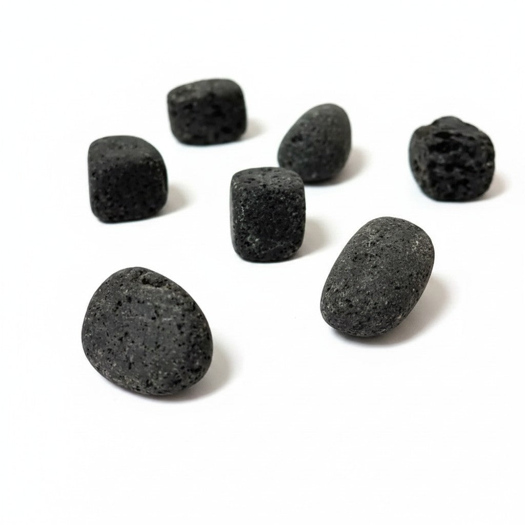 Lava Stone Tumbled Crystal ~ Absorbs Anger & Supports New Beginnings