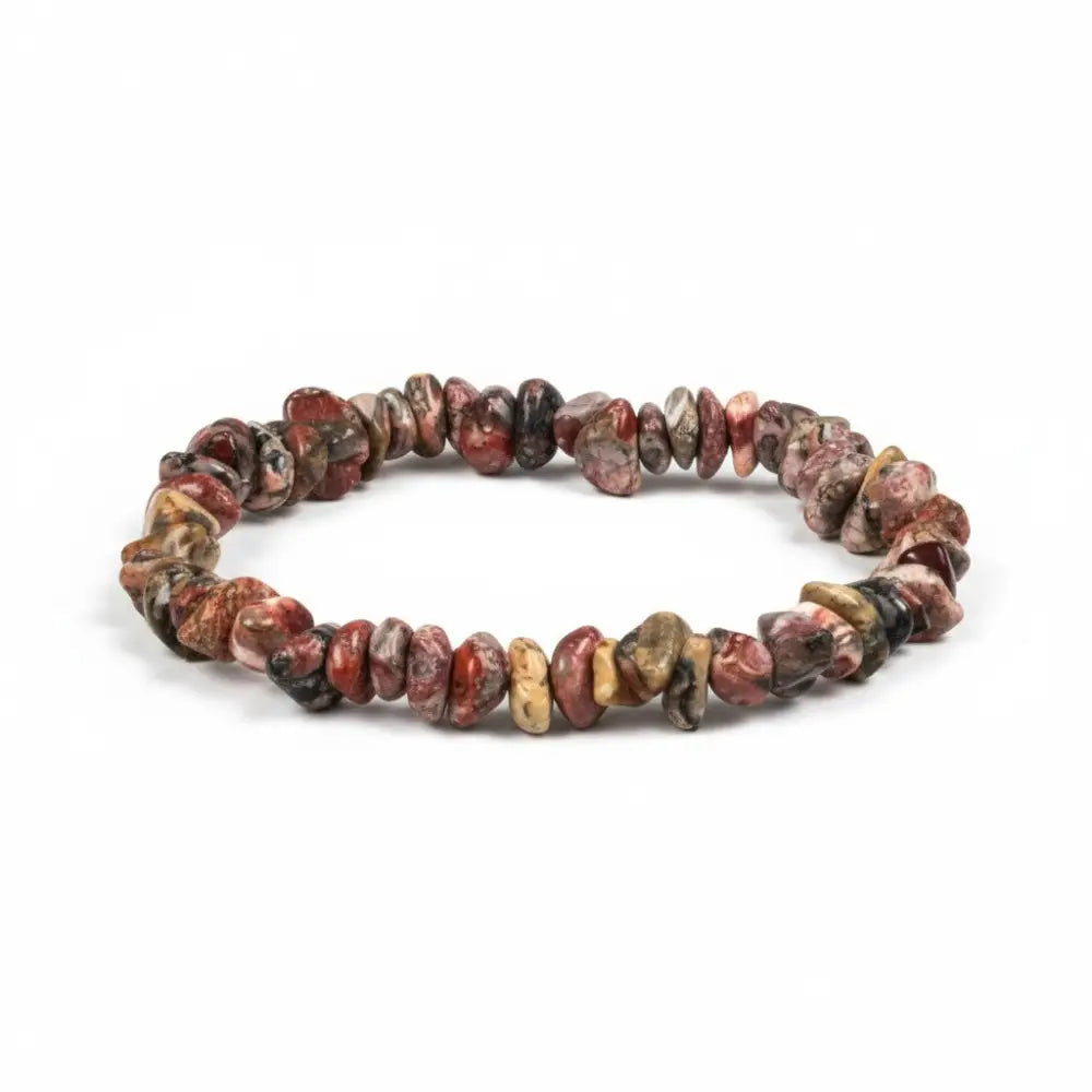 Leopardskin Jasper Chip Bracelet Bracelets