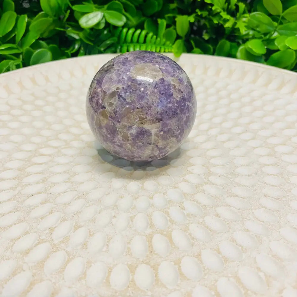 Lepidolite Crystal Sphere 005 freeform crystal
