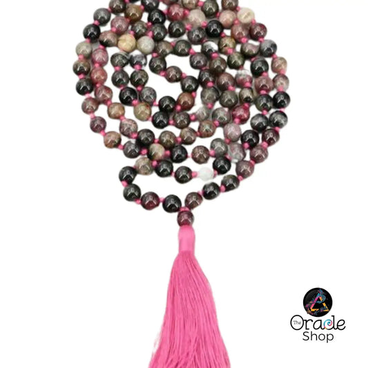 Mala Prayer Bead Crystal Necklace 108 Beads Necklace