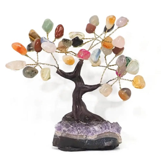 MIXED CRYSTAL Bonsai Tree 10 Crystal Tree