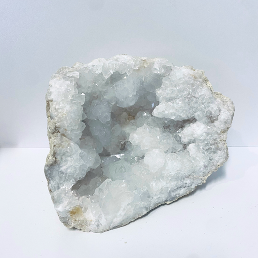 Natural Moroccan Quartz Geode Halves