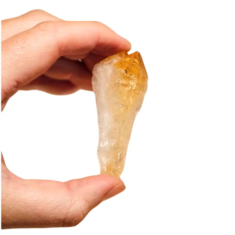Natural Citrine Points with Inclusions - AAA+ Grade Crystal