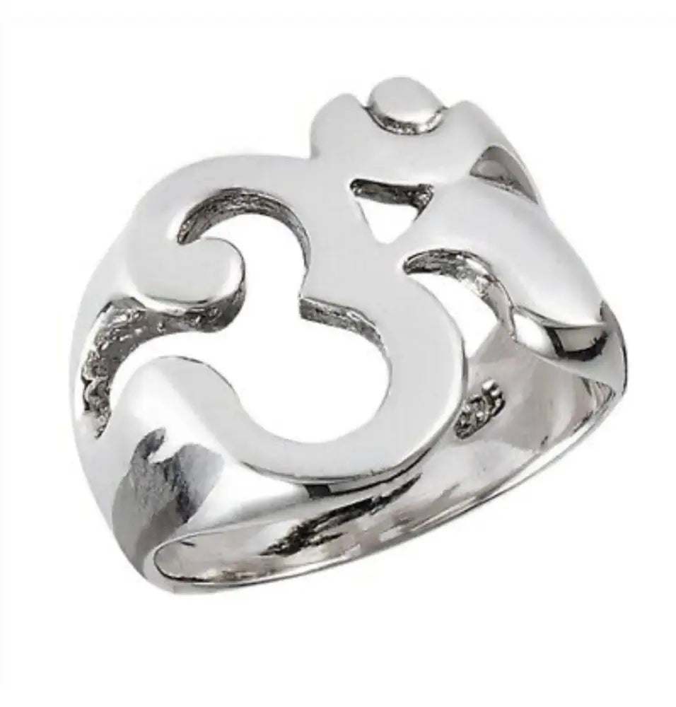 Om Silver Ring Ring