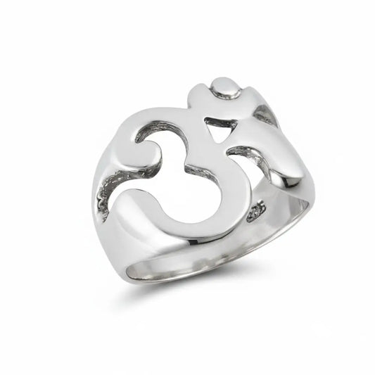 Om Silver Ring Ring