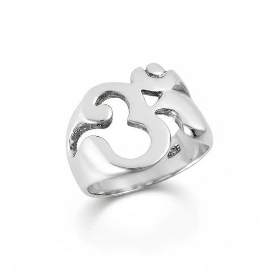 Om Silver Ring Ring