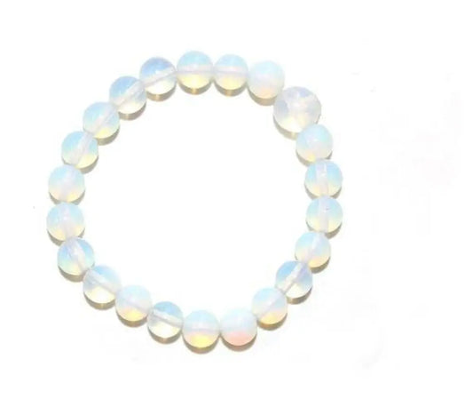 Opalite Bead Crystal Bracelets 4mm Bracelets