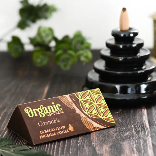 Organic Goodness BACKFLOW Cones Cannabis backflow incense