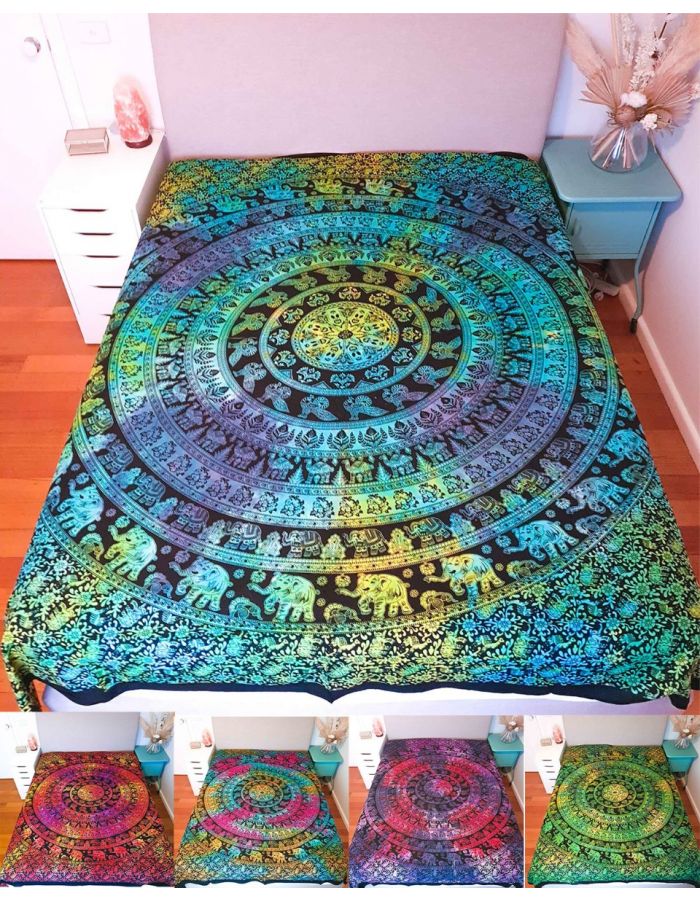 Tapestry Elephant Mandala Bedspread/Tapestry/Wall Hanging