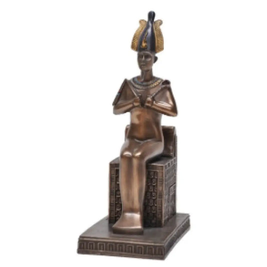 OSIRIS Brass Statue - Egyptian Underworld Lord brass statue