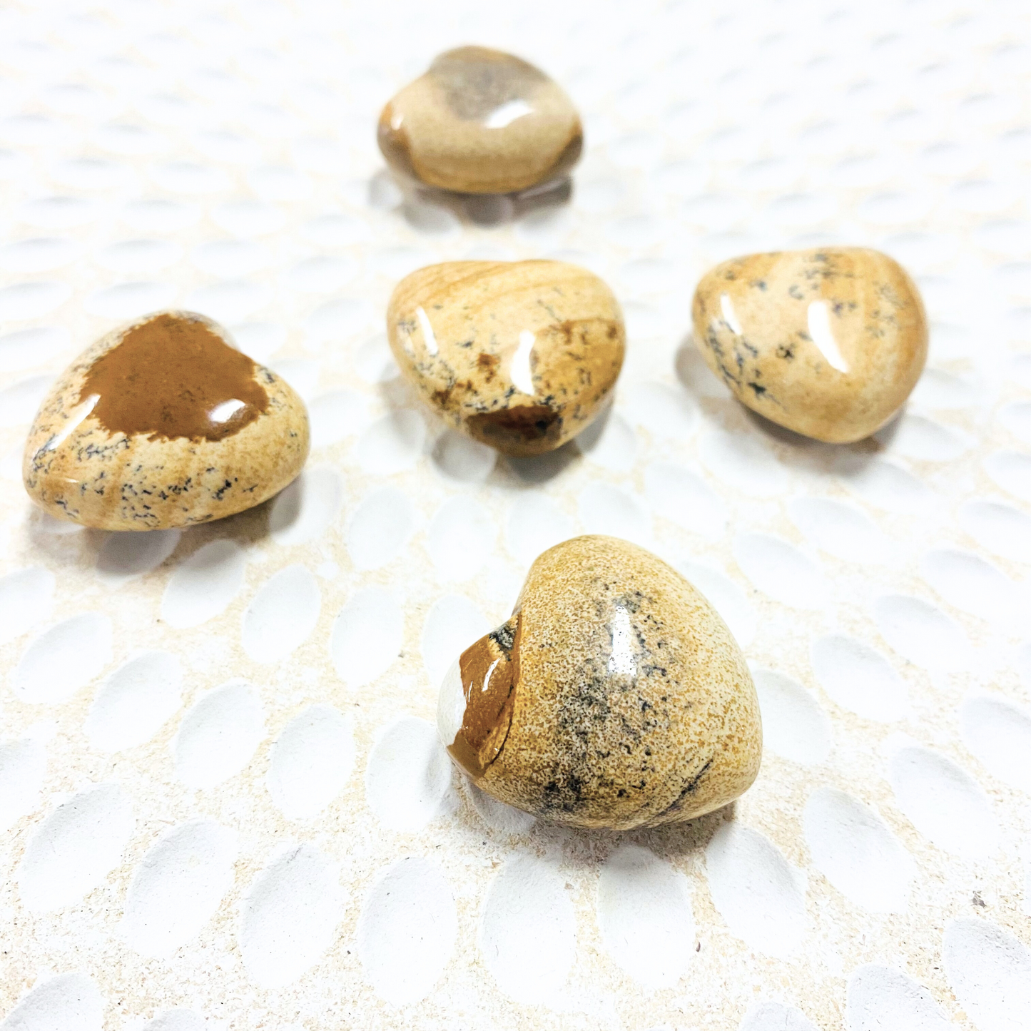 Picture Jasper Puffy Heart