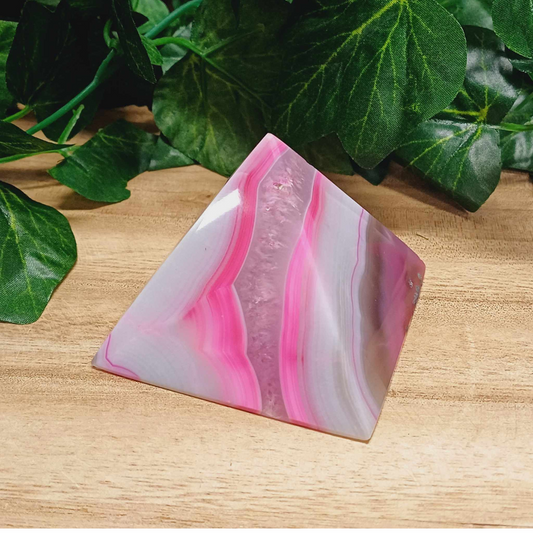 Pink Agate Pyramids 002