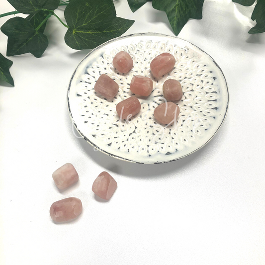 Pink Calcite Tumbles ~ Self Love & Heart Healer