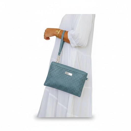 Denim Cross Over Vegan Bag