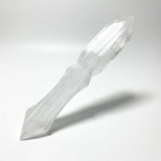 Selenite Chakra Cord Cutting Knife