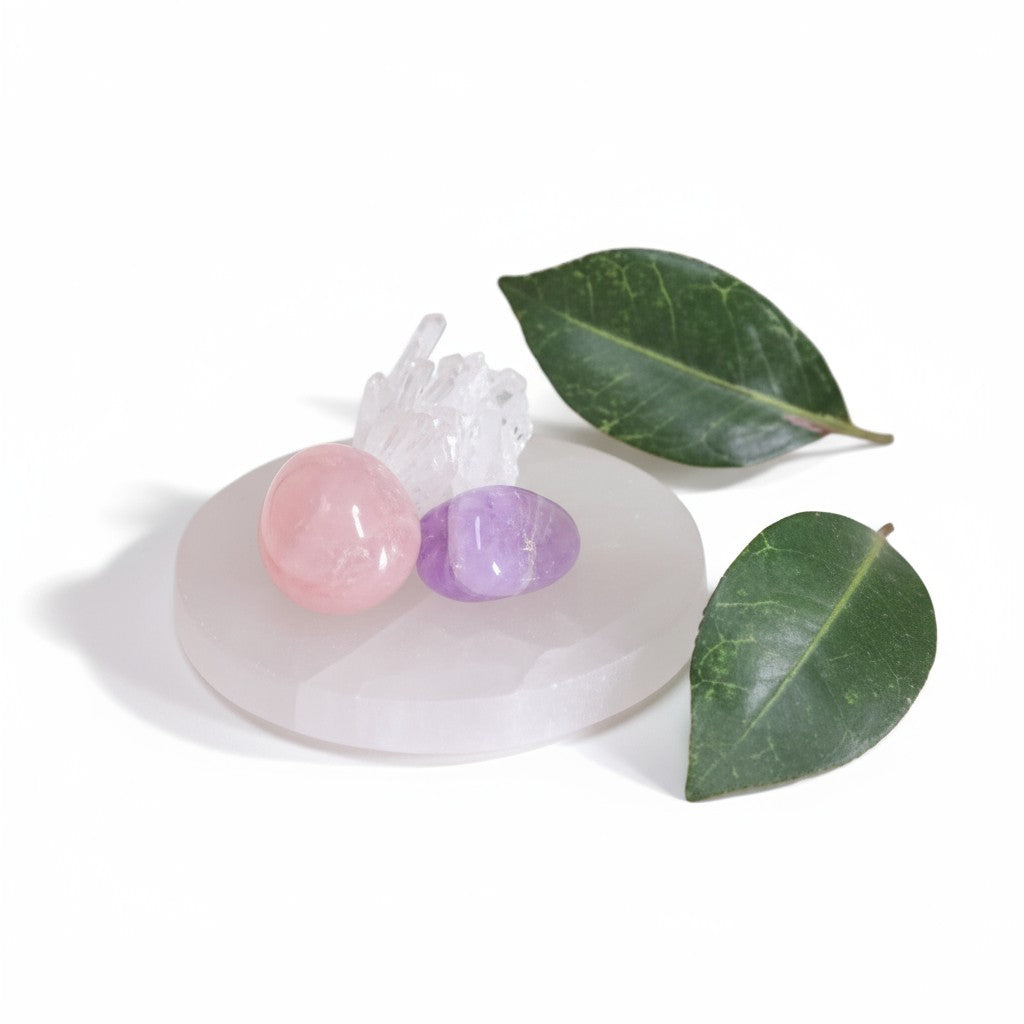 Selenite Charging Plate Large 15cm Diameter