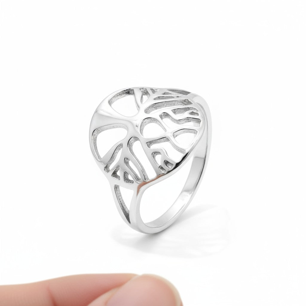 Tree of Life Ring in Silver