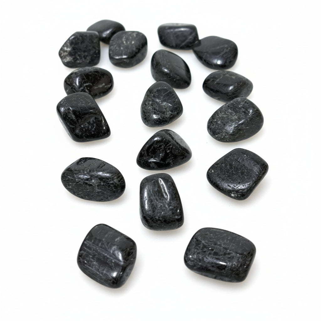 Black Tourmaline Crystal Tumble ~ Ultimate Protector & Shields from Negative Vibes