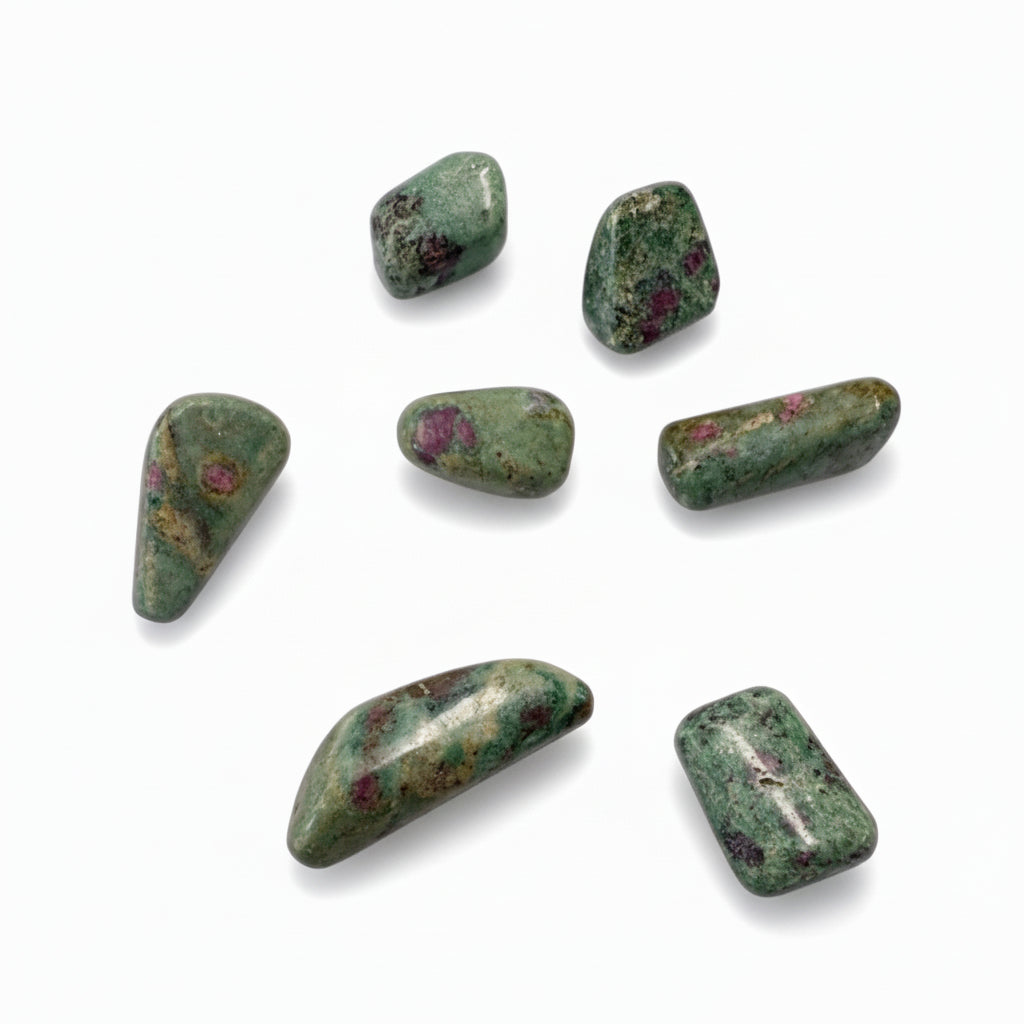 Ruby Zoisite Tumble Crystal ~ Heart Mind Connection & Harmony