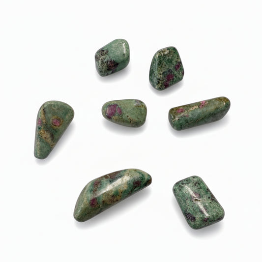 Ruby Zoisite Tumble Crystal ~ Heart Mind Connection & Harmony